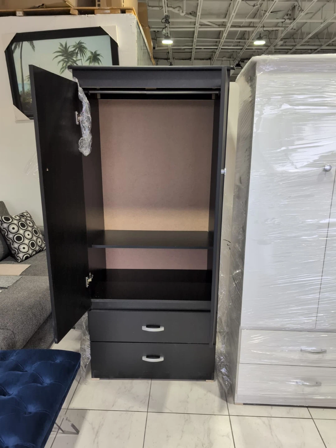 Modern Wardrobe with Two Drawers - photo 2