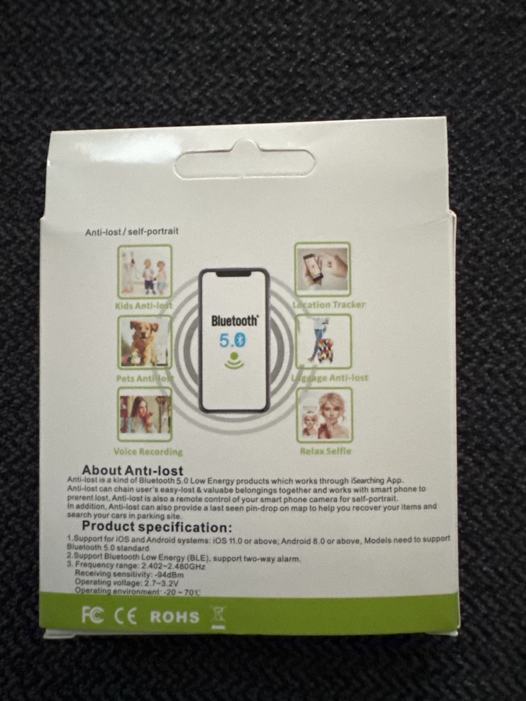 Bluetooth 5.0 Anti-Lost Device - photo 2