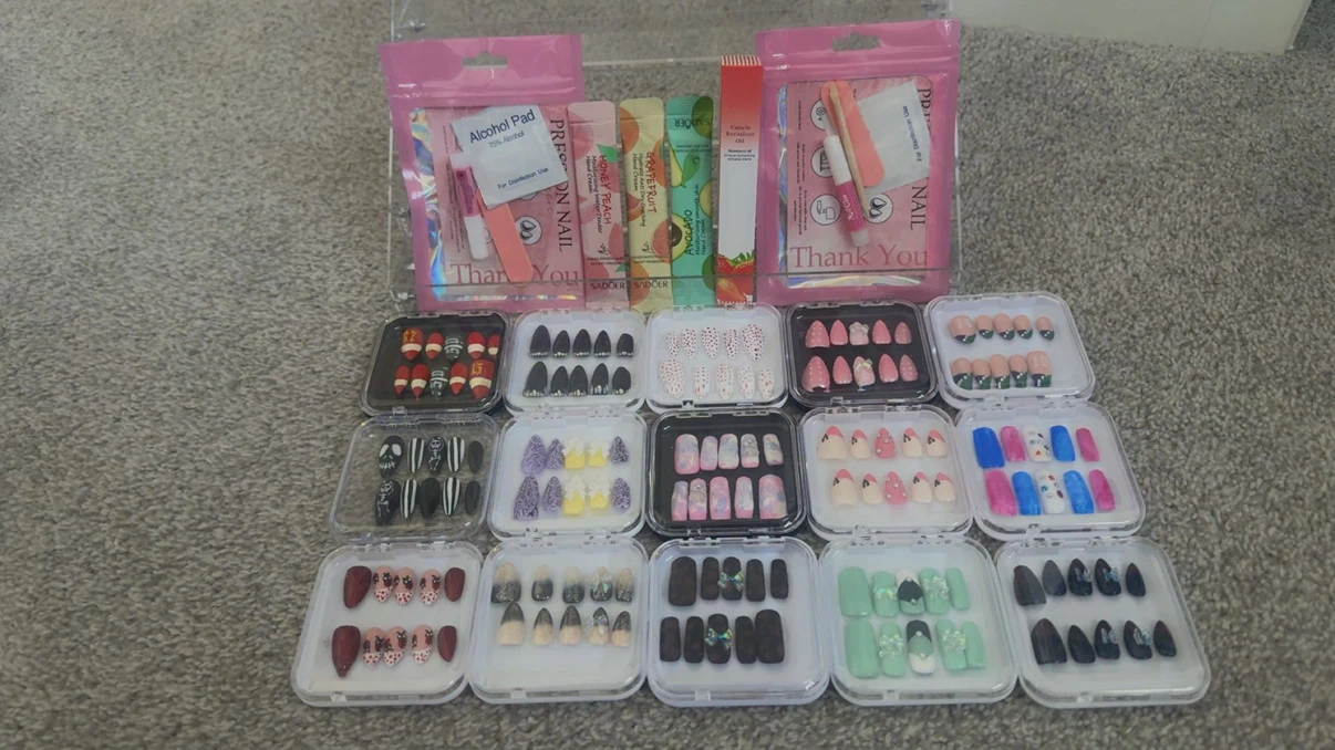 Large Collection of Press-on Nails