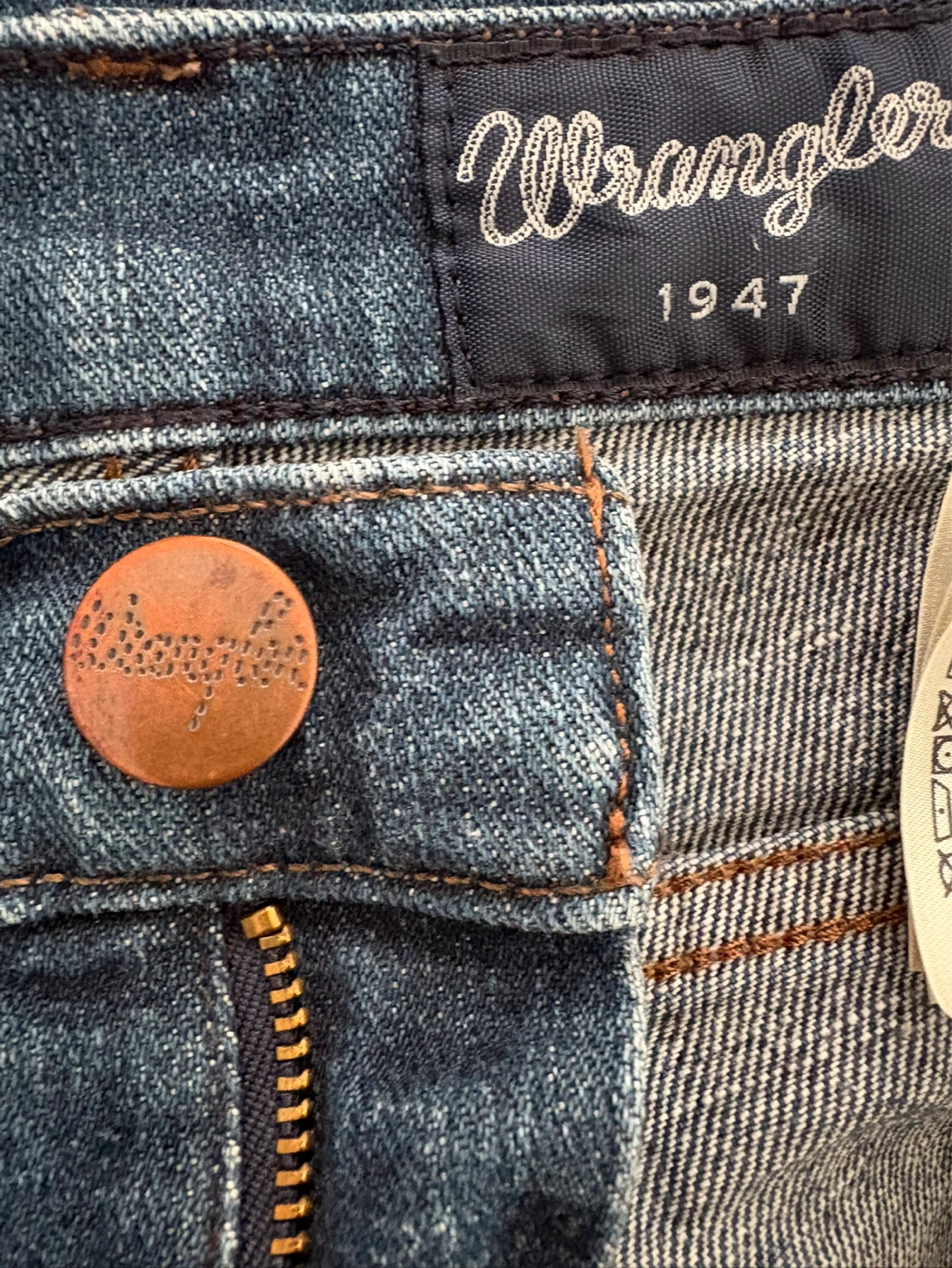 Wrangler 1947 Blue Denim Jeans - photo 4