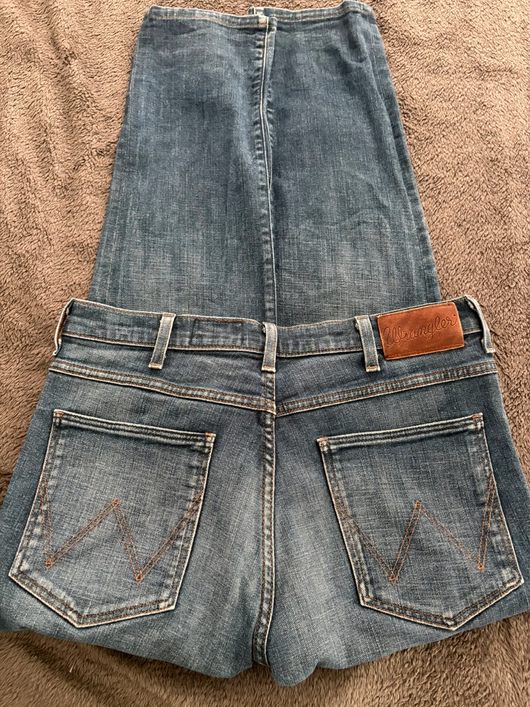 Wrangler 1947 Blue Denim Jeans - photo 2