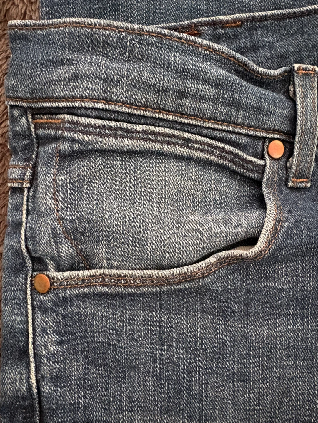 Wrangler 1947 Blue Denim Jeans - photo 3