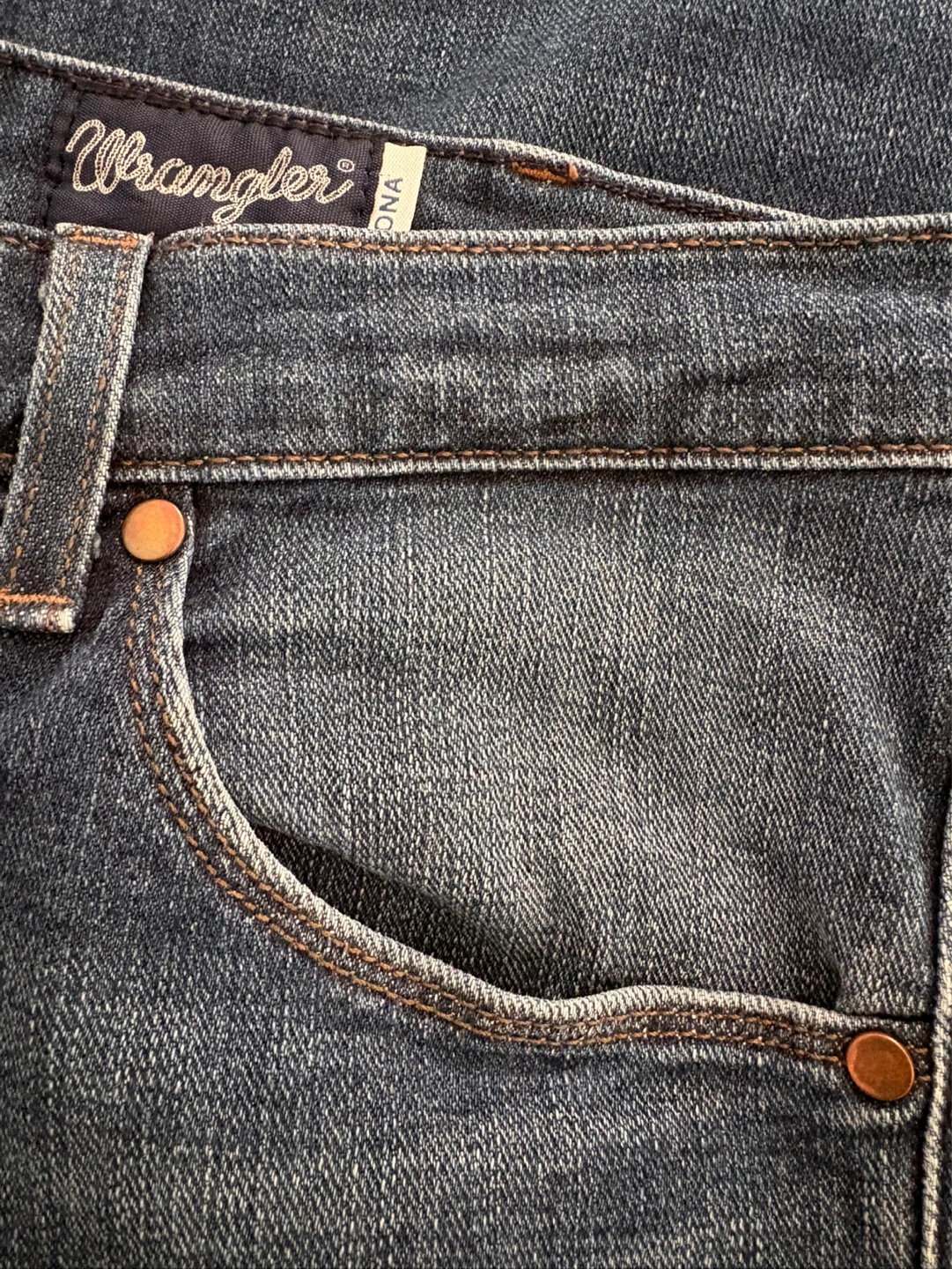 Wrangler 1947 Blue Denim Jeans - photo 5