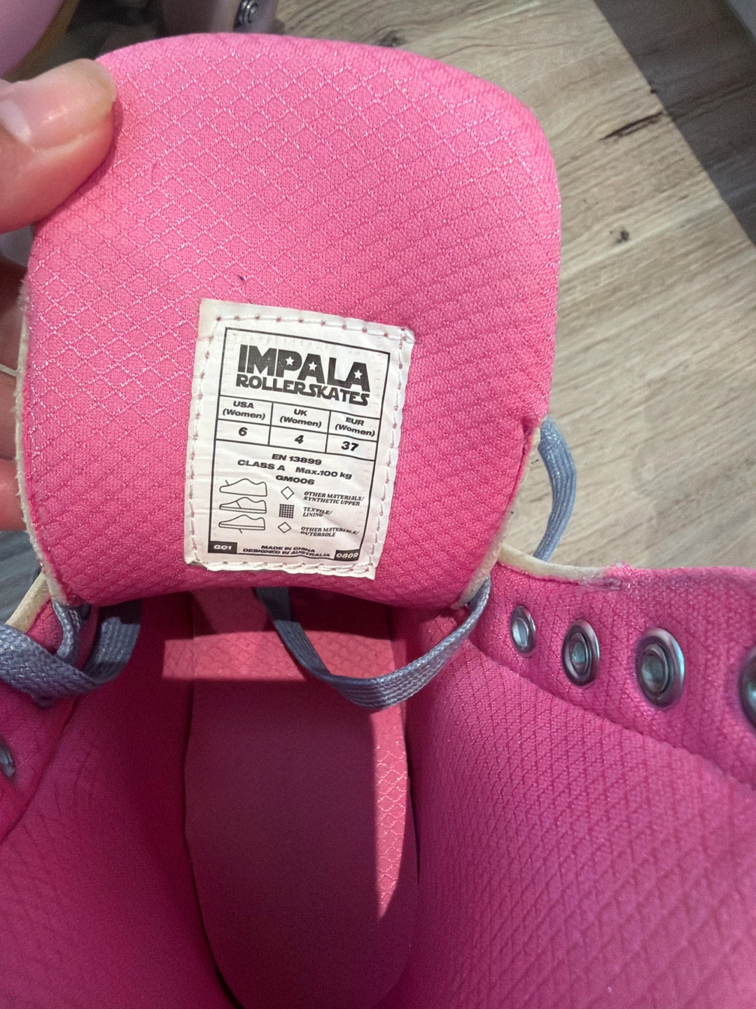 Impala Quad Roller Skates Pink Checkered - photo 2