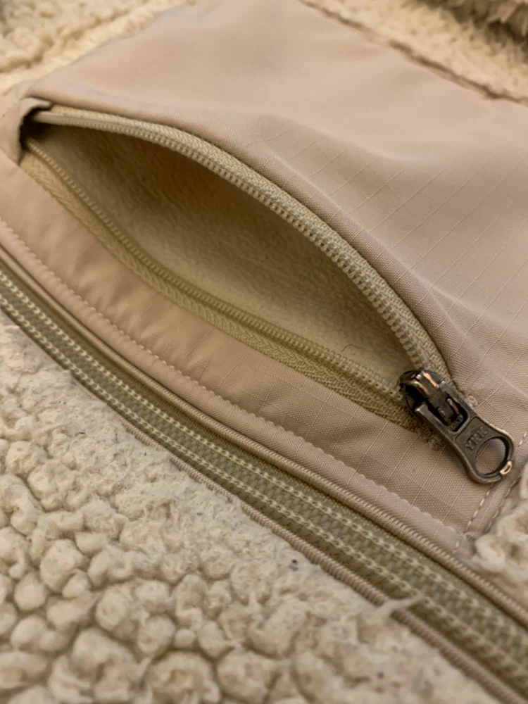 Uniqlo Fleece Jacket Off-White Size 13 - photo 4