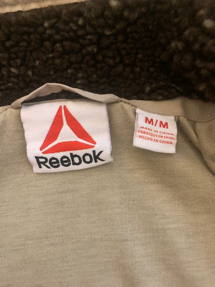 Reebok sherpa fleece jacket, medium - photo 3