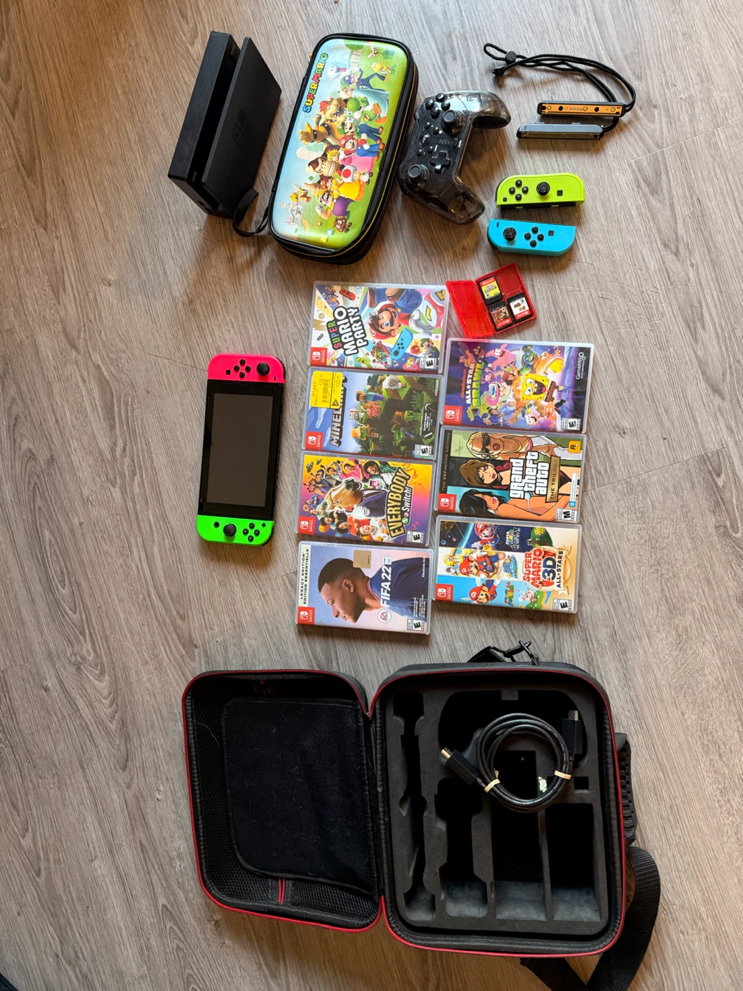 Nintendo Switch Bundle with Games and Accessories