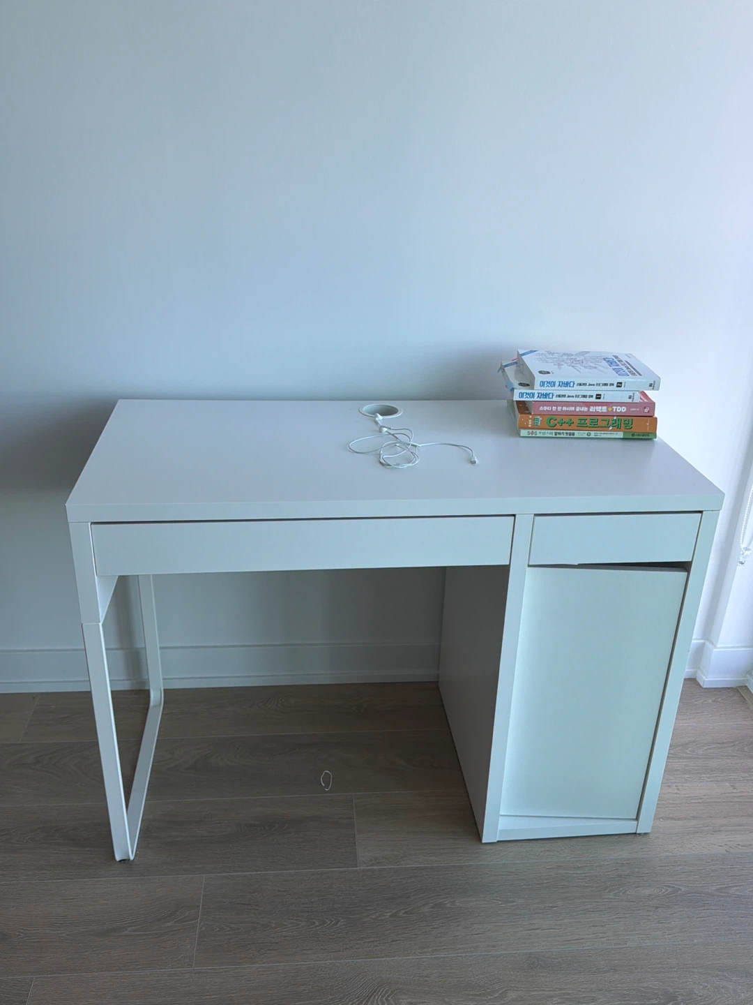White IKEA MICKE Desk for free
