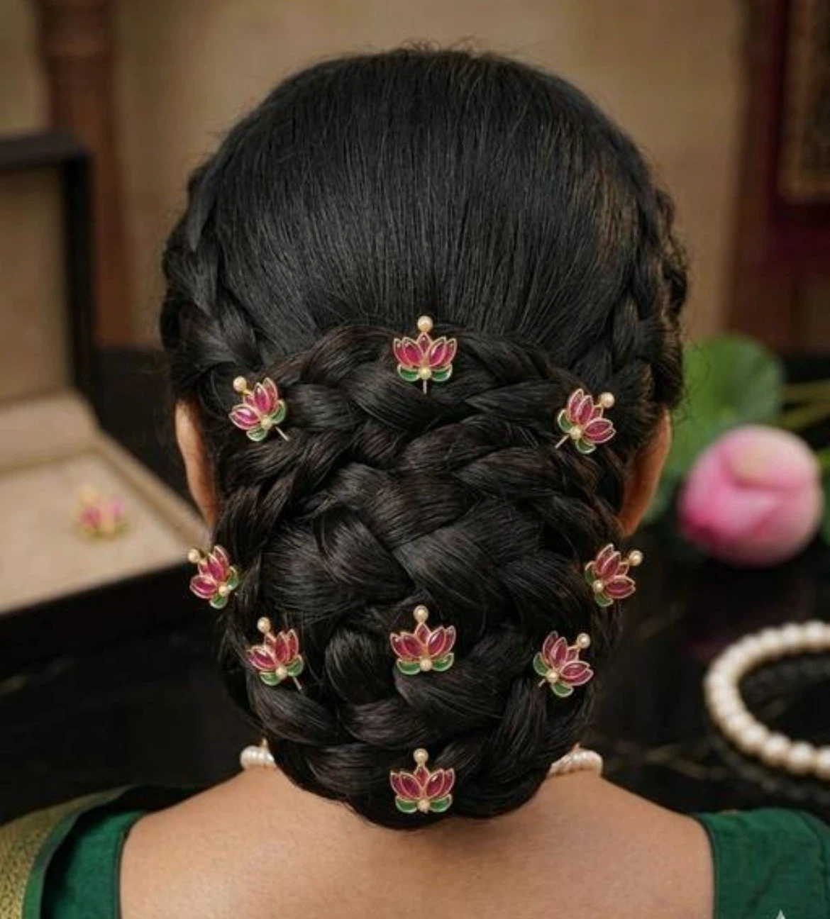 Set of 6 Lotus Hair Pins - photo 2