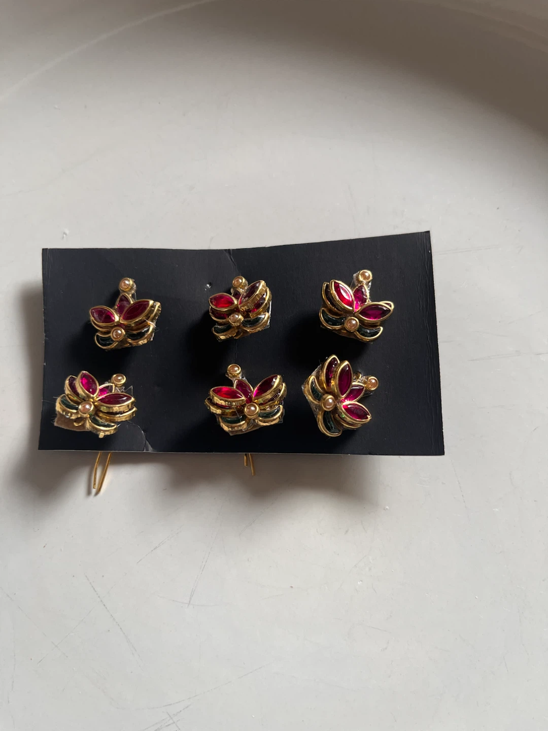 Set of 6 Lotus Hair Pins - photo 3