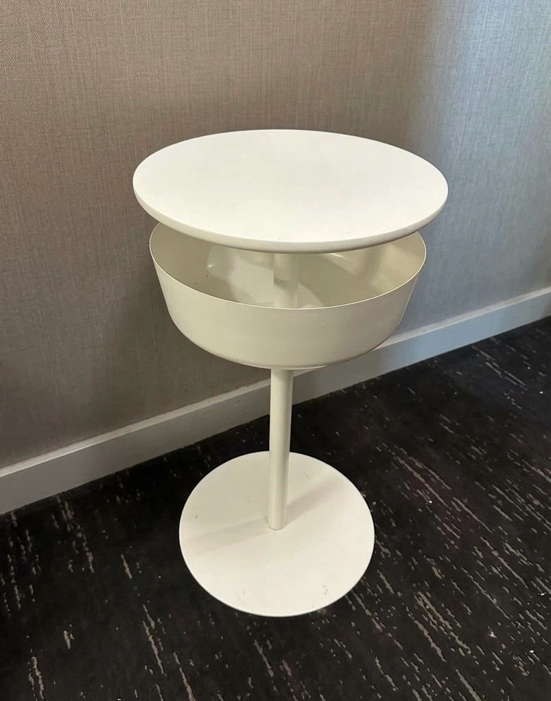 IKEA Lierskogen Round Nightstand Table