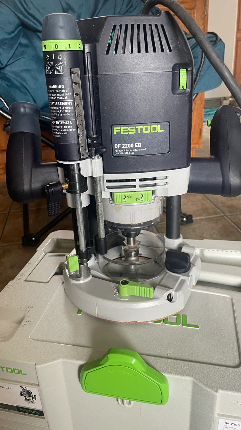 Festool OF 2200 EB Router and ZS-OF 2200 Accessory Set