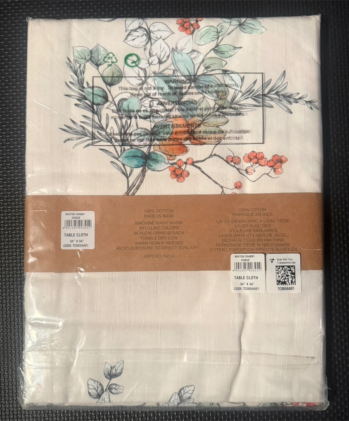 Sealed! Maison d'Hermine Table Cloth - photo 2