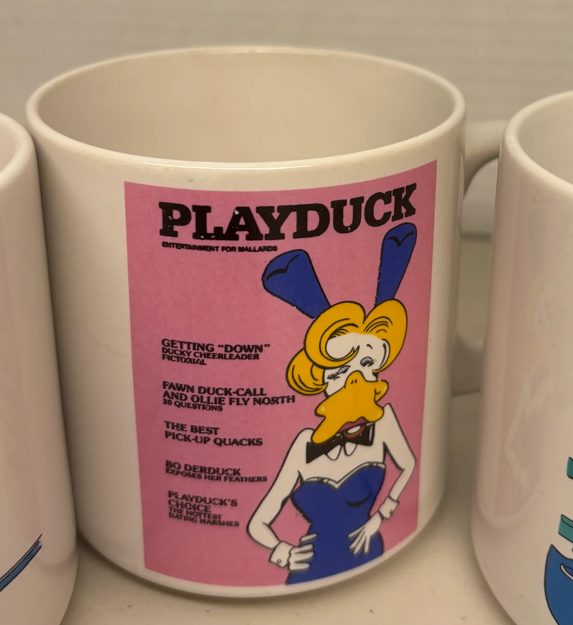 4 Vintage 1987/88 Sitting Duck Corp Mugs - photo 3