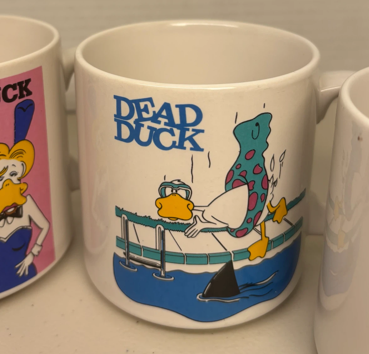 4 Vintage 1987/88 Sitting Duck Corp Mugs - photo 4