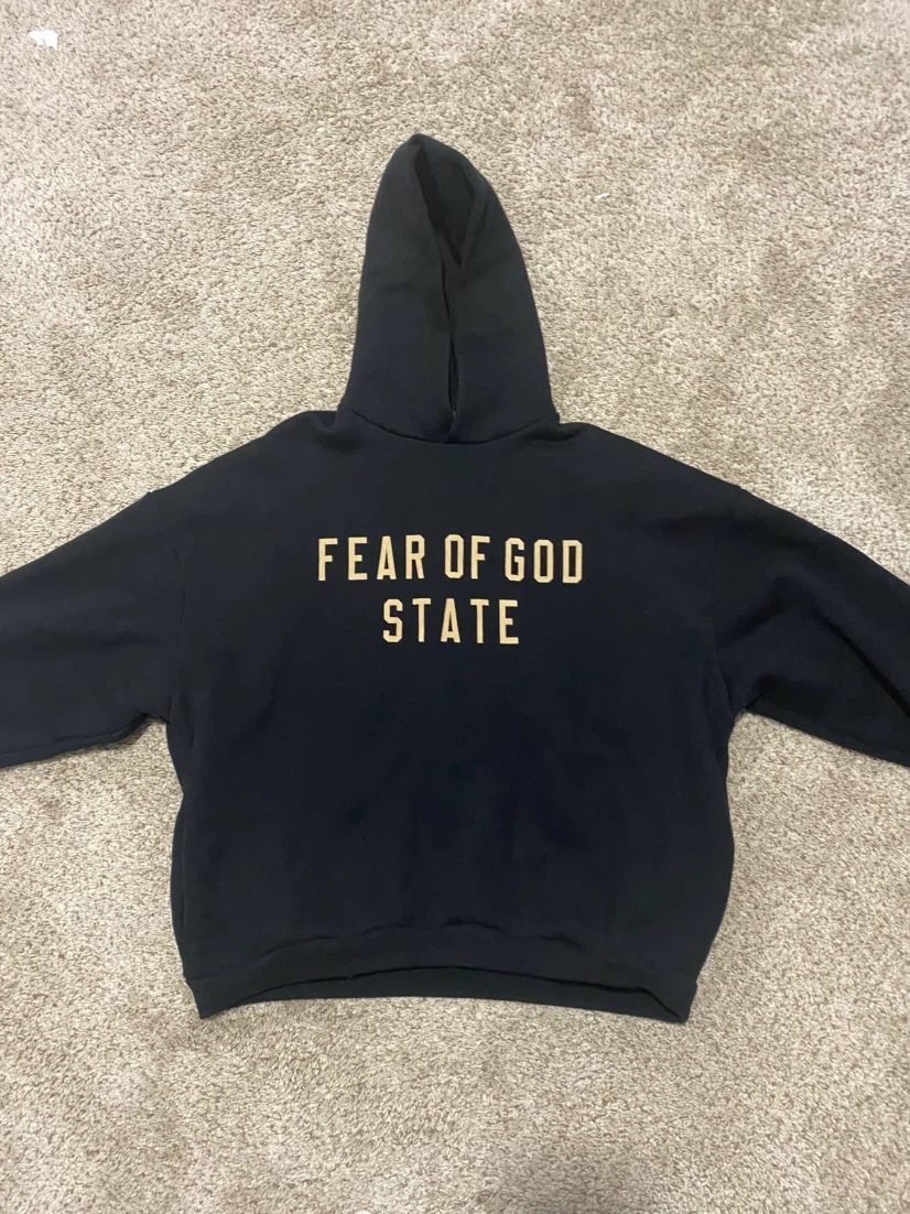 Fear of God State Hoodie Black