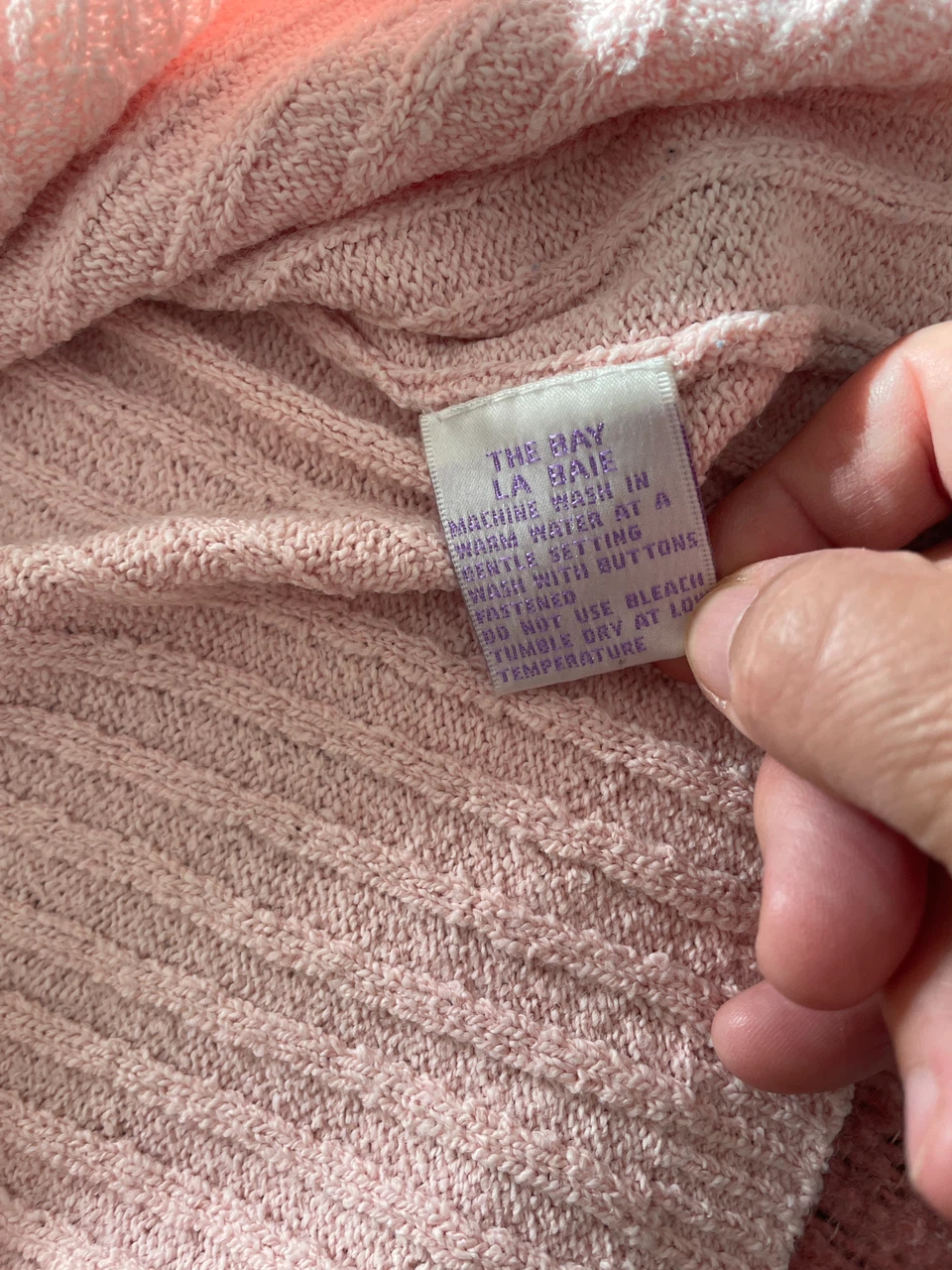 Like new size M FairSet Pink Ribbed Polo Button-Up Shirt - photo 4