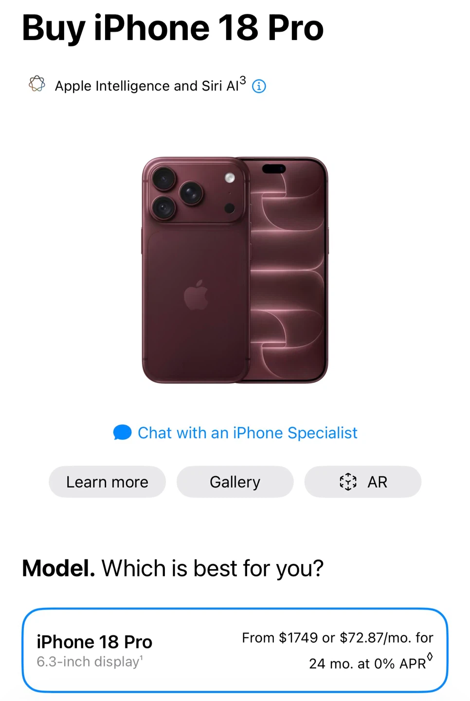 NEW • APPLE iPHONE 18Pro wCase • 256gb • Retail $2000+ Case - photo 2