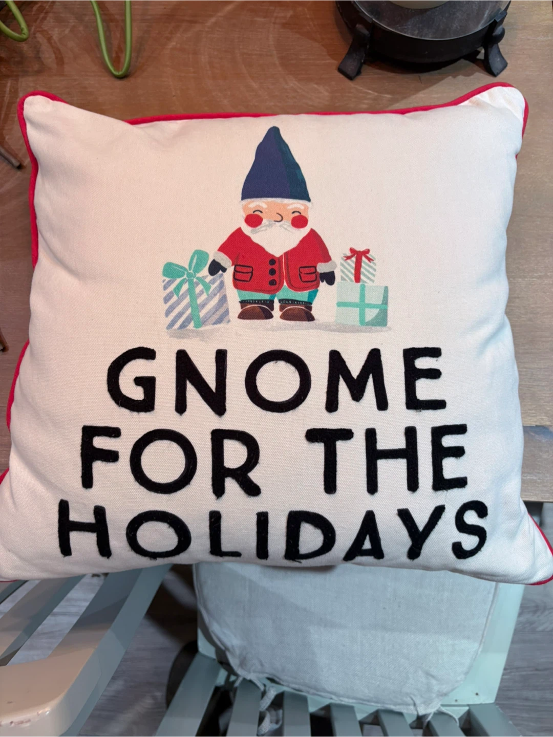 Gnome for the Holidays Decorative Pillow