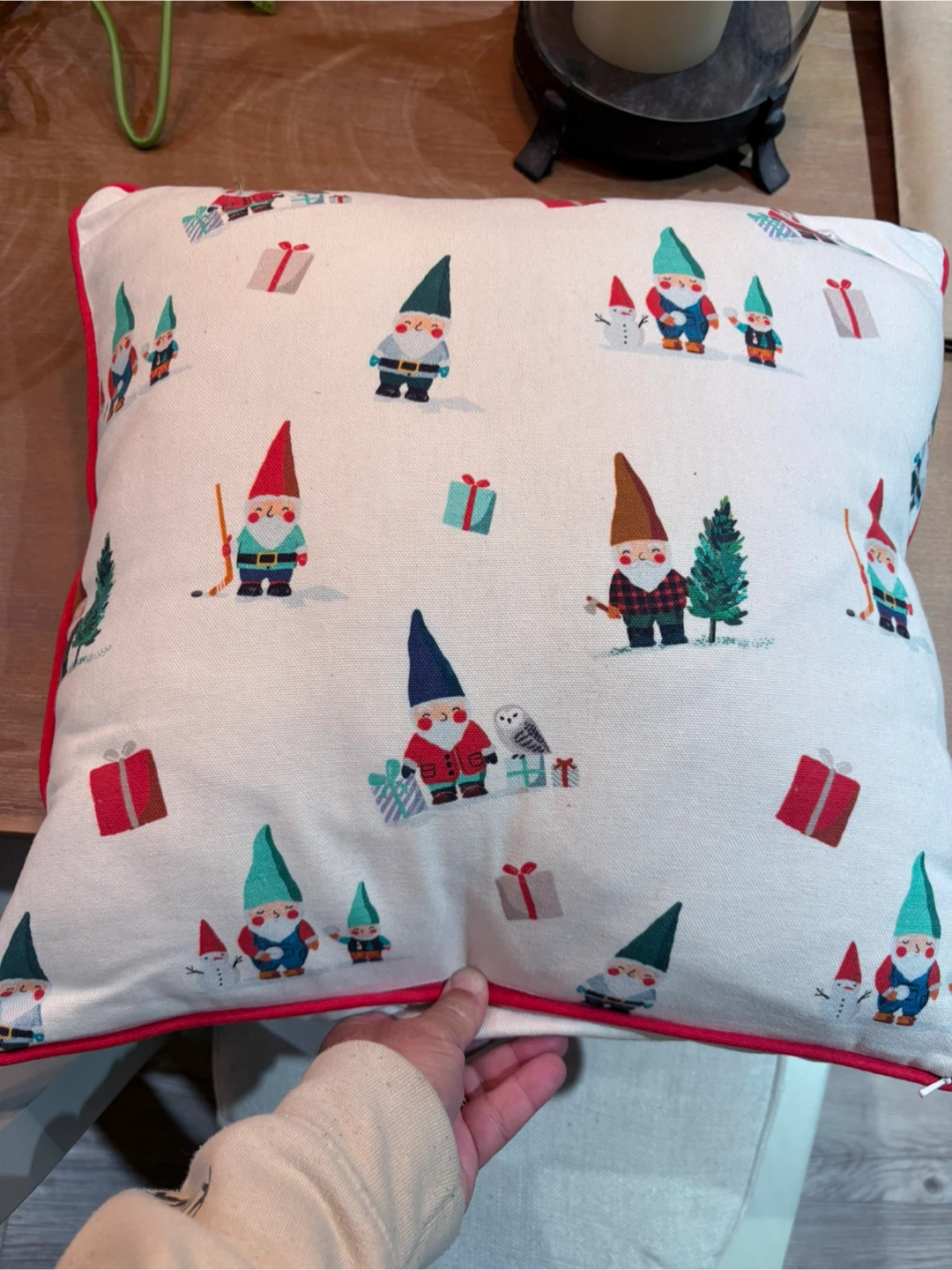 Gnome for the Holidays Decorative Pillow - photo 2