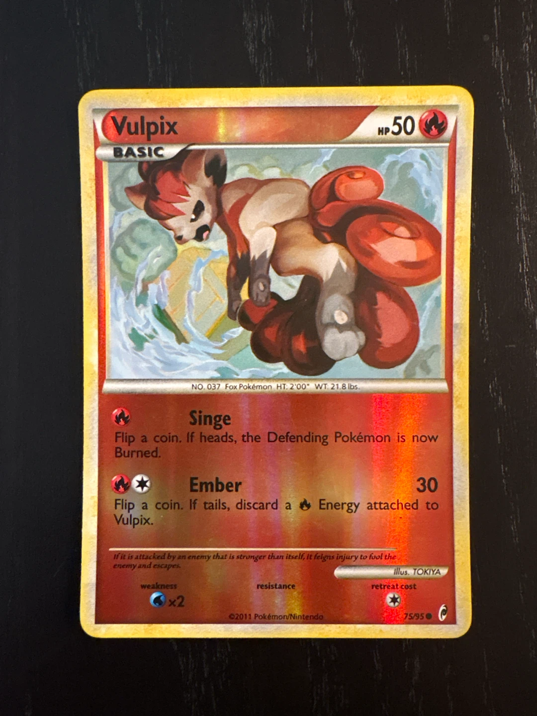 Vulpix Call of Legends Reverse Holo (Lightly Played)
