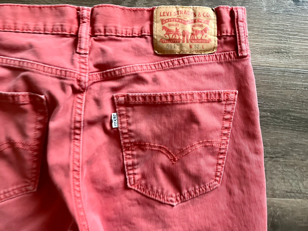 Levi's 511 Slim Fit Shorts - Red - photo 4