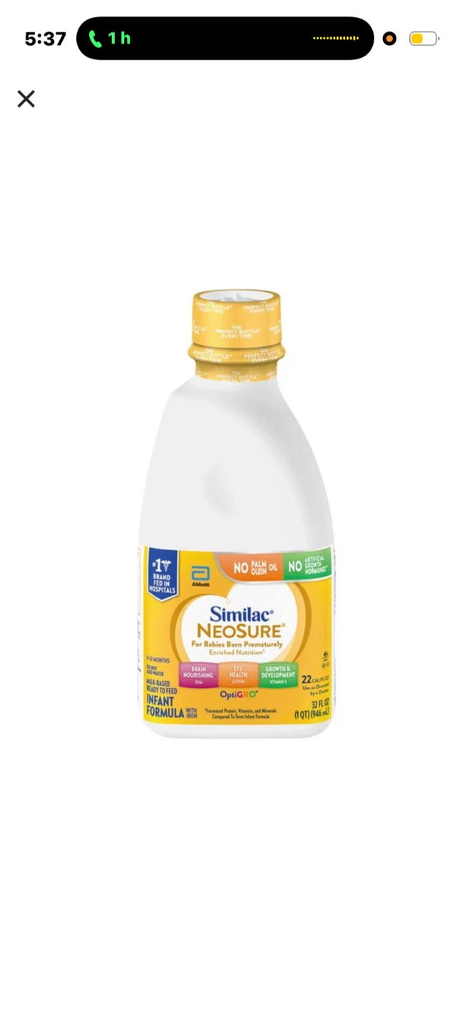 Similac Neosure Infant Formula 32 fl oz - photo 3