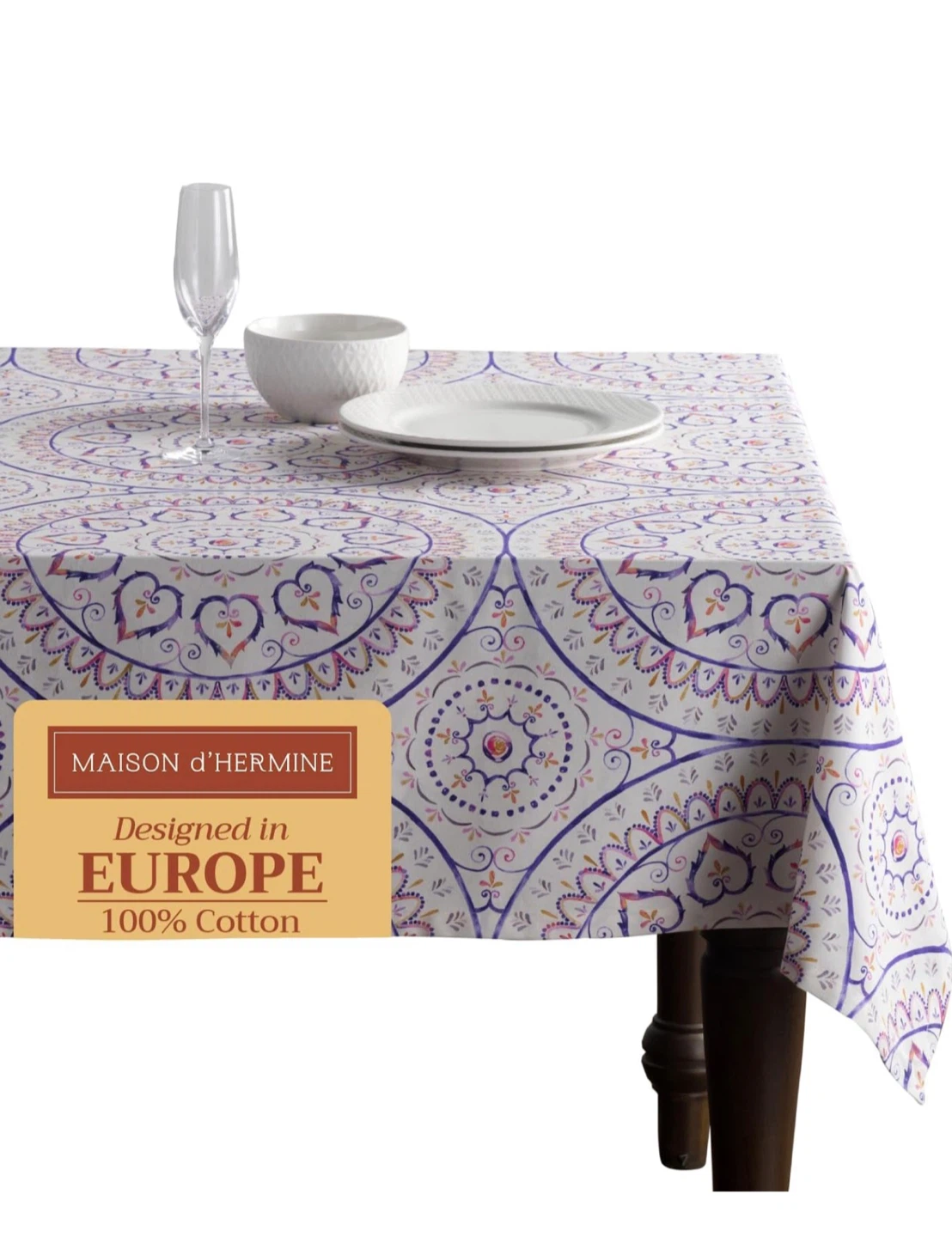 Sealed! Maison d'Hermine Mandala Tablecloth - photo 3