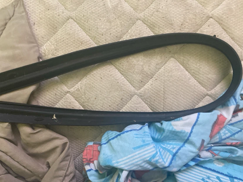 Black weather stripping seal strip READ DESCRIPTION - photo 2