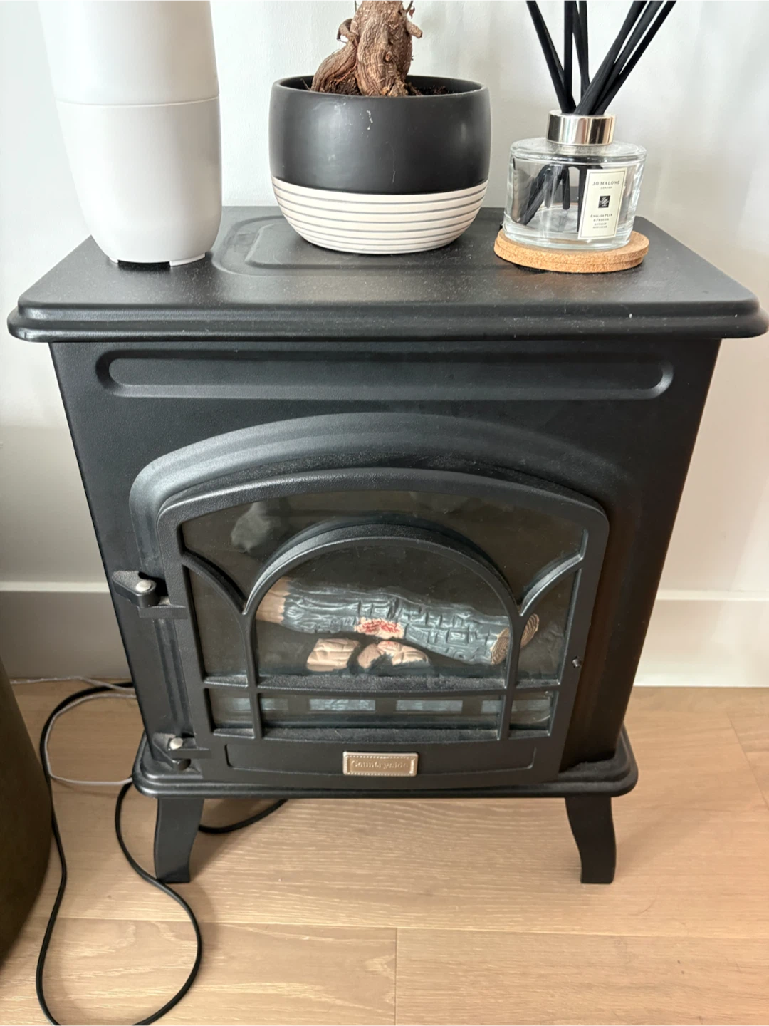 Electric fireplace heater