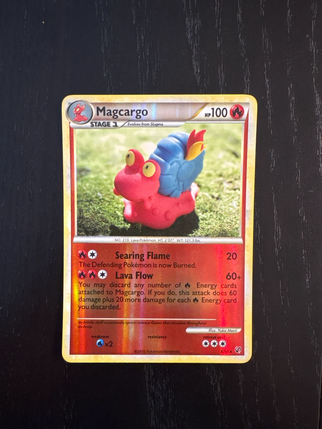 Magcargo Reverse Holo Undaunted (Lightly Played)