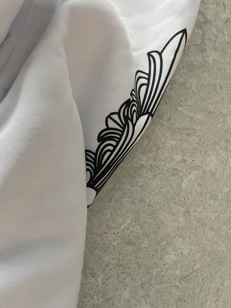 Chrome Hearts White Zip-Up Hoodie