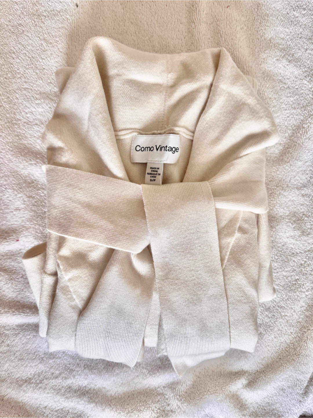 New S size Como Vintage Cream Cardigan