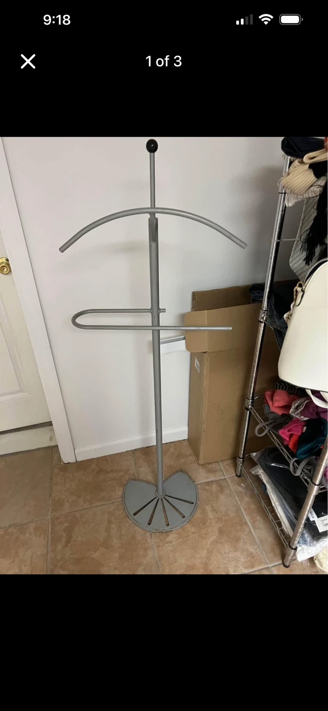 Metal Valet Clothing Stand