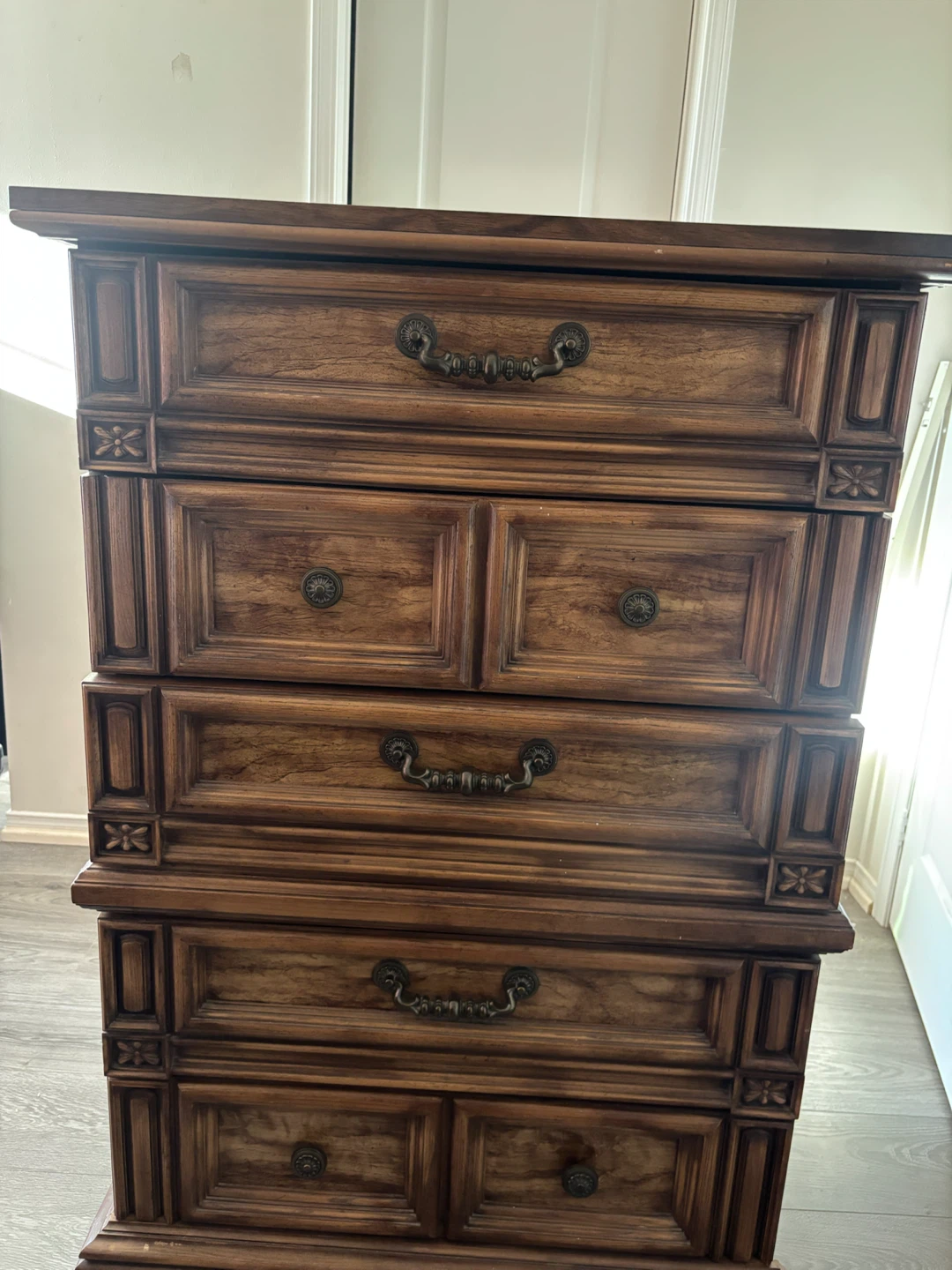 Wooden 5-Drawer Dresser - photo 2