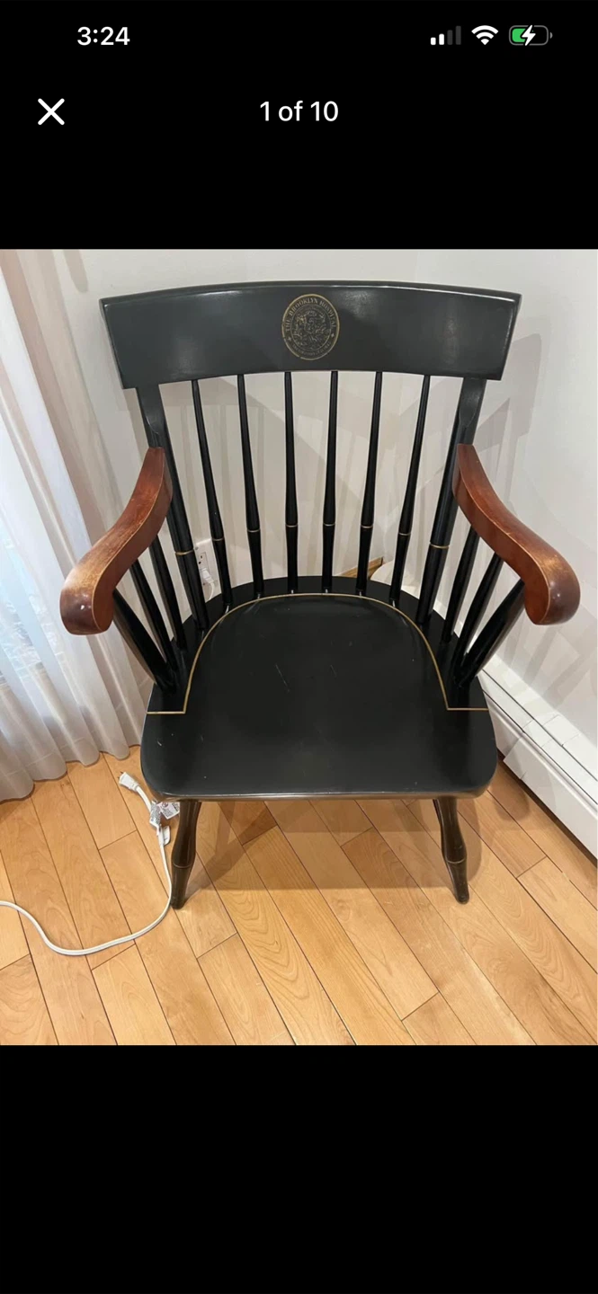 Antique Nichols & Stone Brooklyn Hospital Windsor Chair