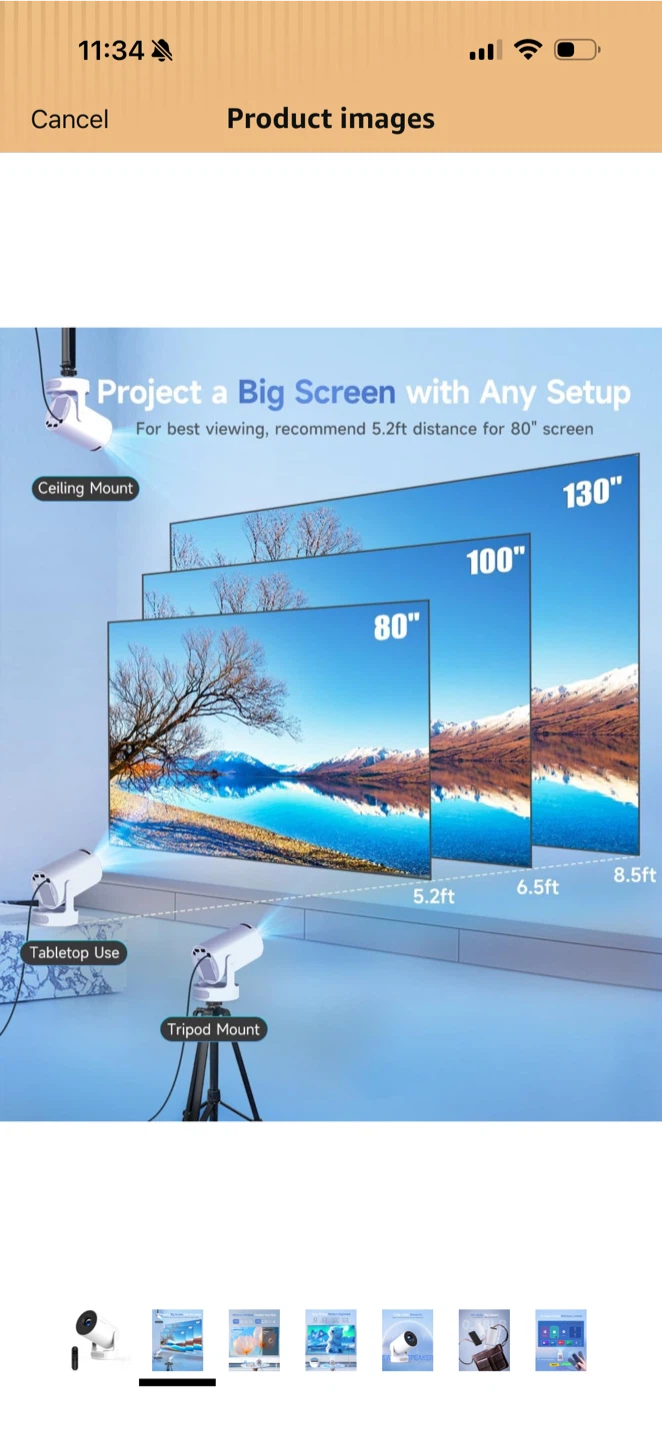 Magcubic Mini Portable Projector - photo 2