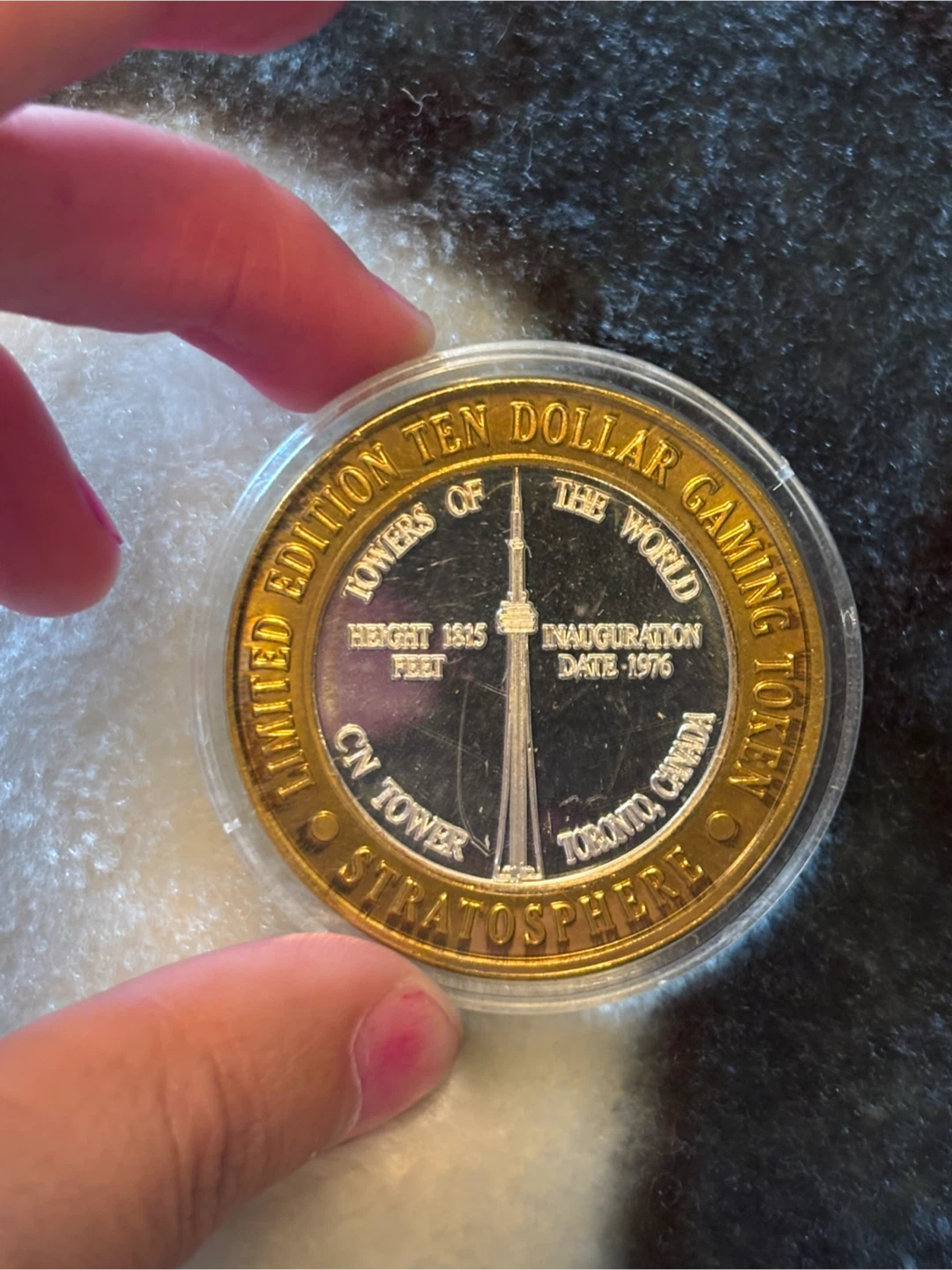 Vintage Las Vegas gaming token ten dollar
