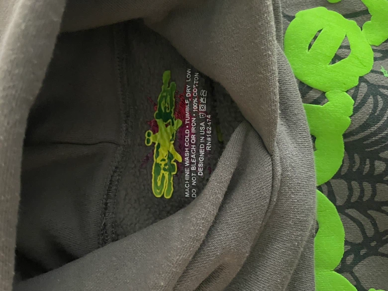 Sp5der Grey Hoodie - photo 3