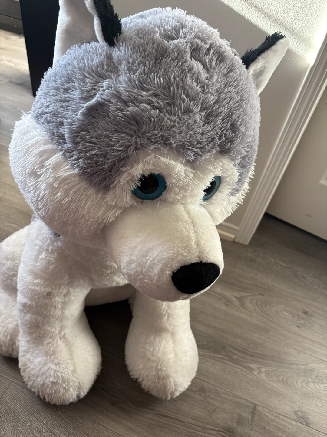 Large Plush Husky Dog
