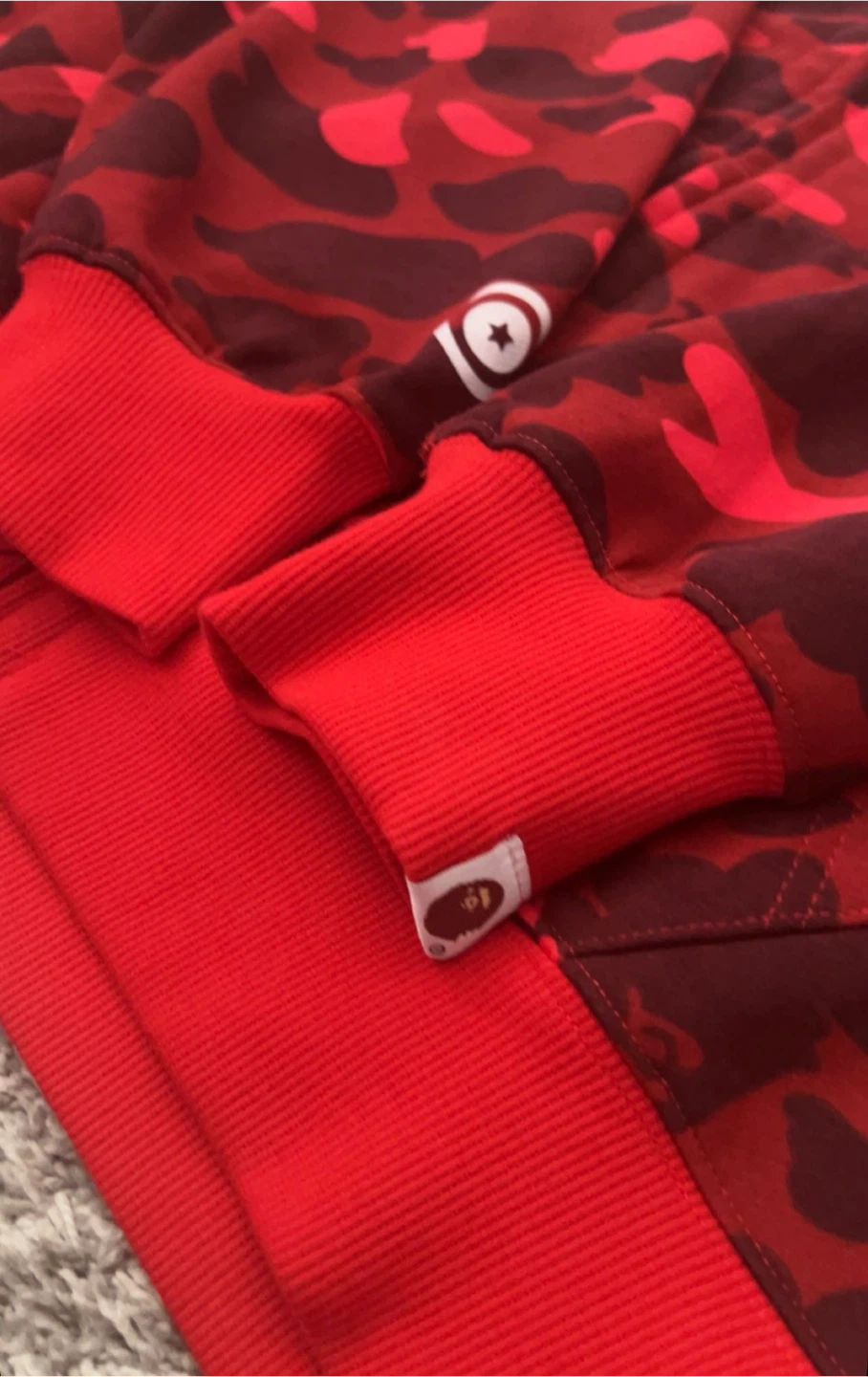 RED DOUBLE HOOD BAPE !!! - photo 4