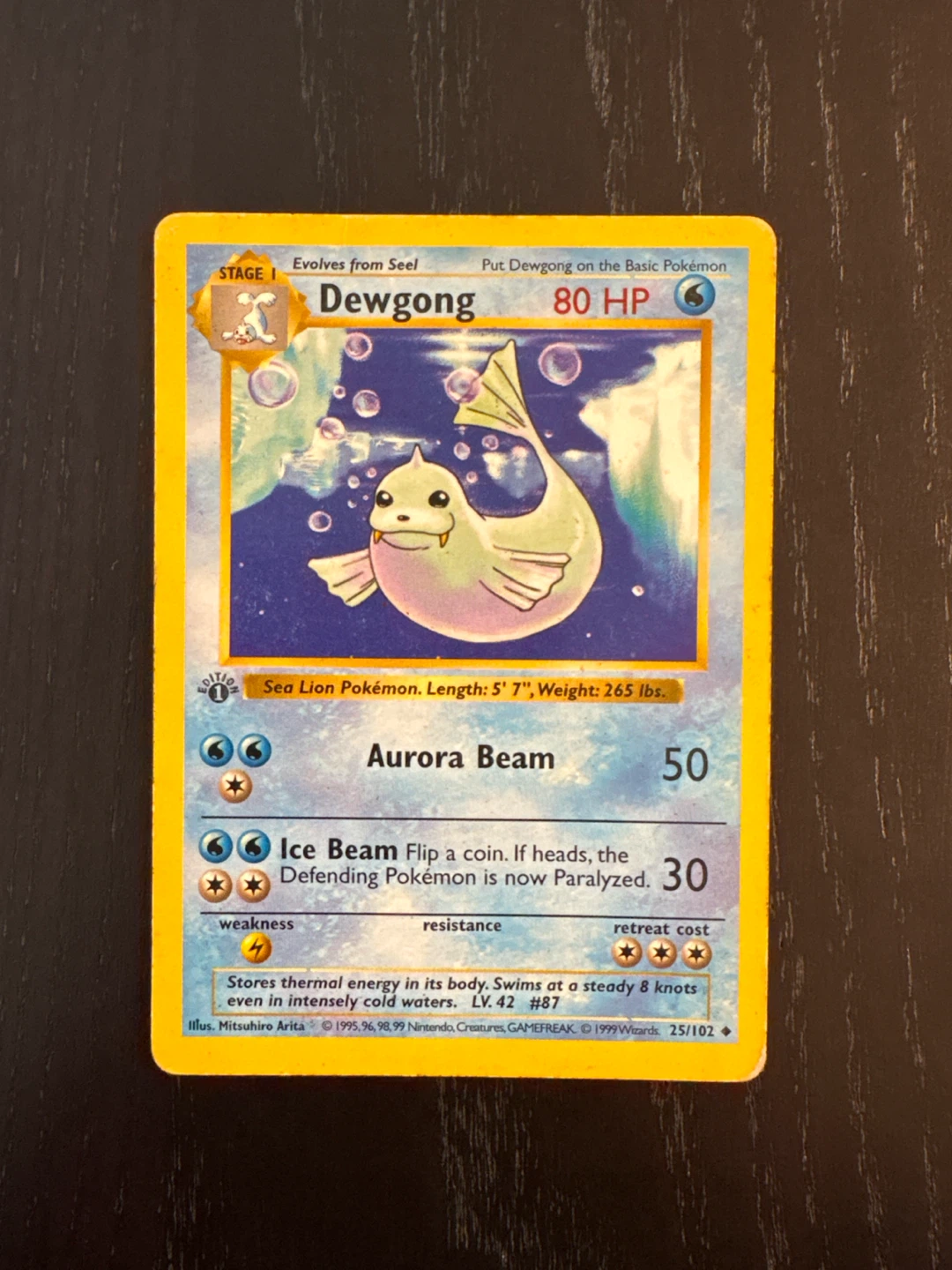 Dewgong Base Set - 1st Edition Shadowless