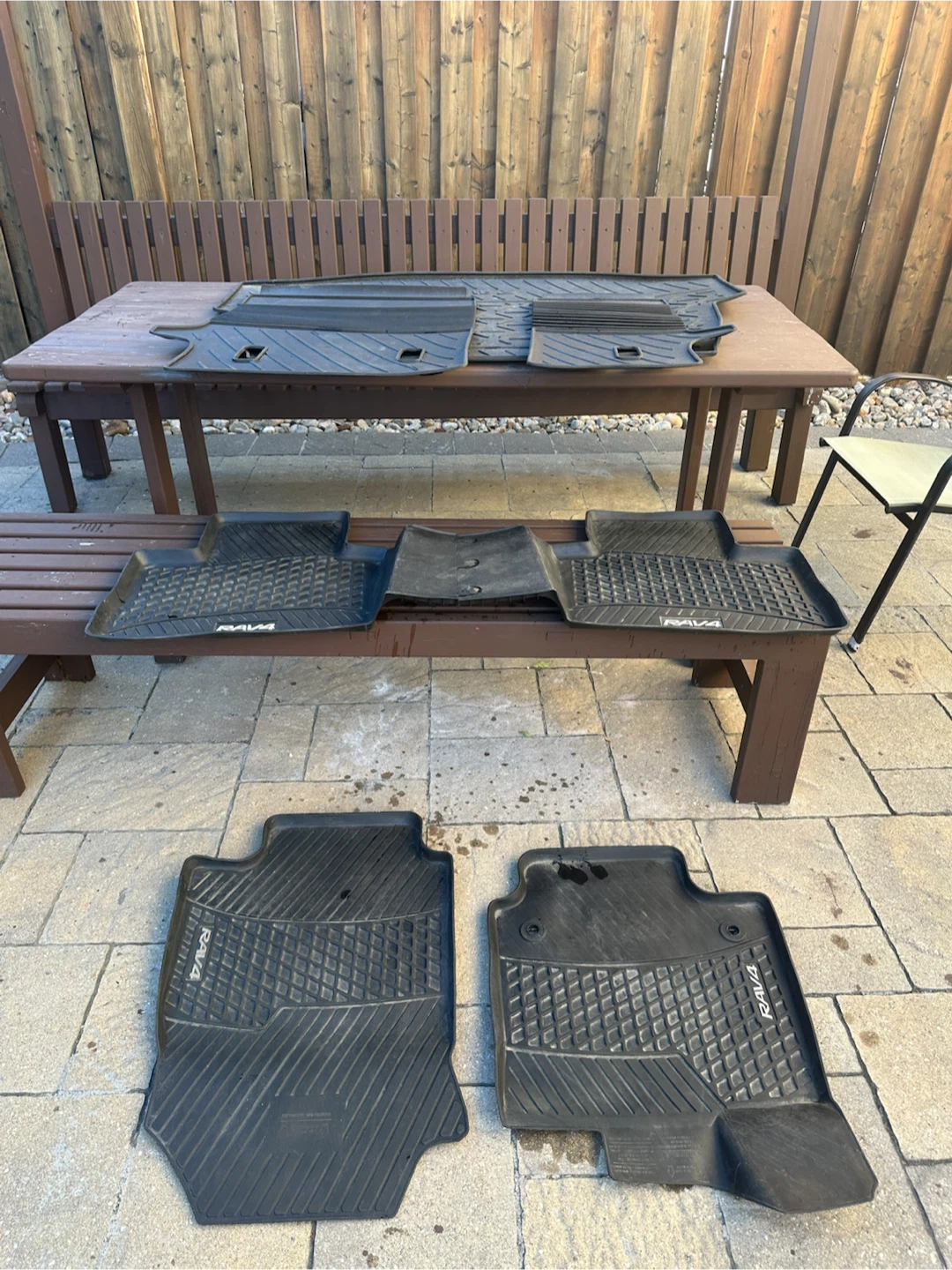 Toyota RAV4 All-Weather Floor Mats + Cargo Liner – Full Set