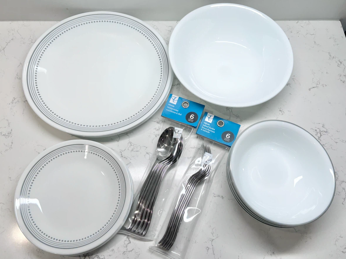 Dinnerware Set with New Cutlery - photo 2