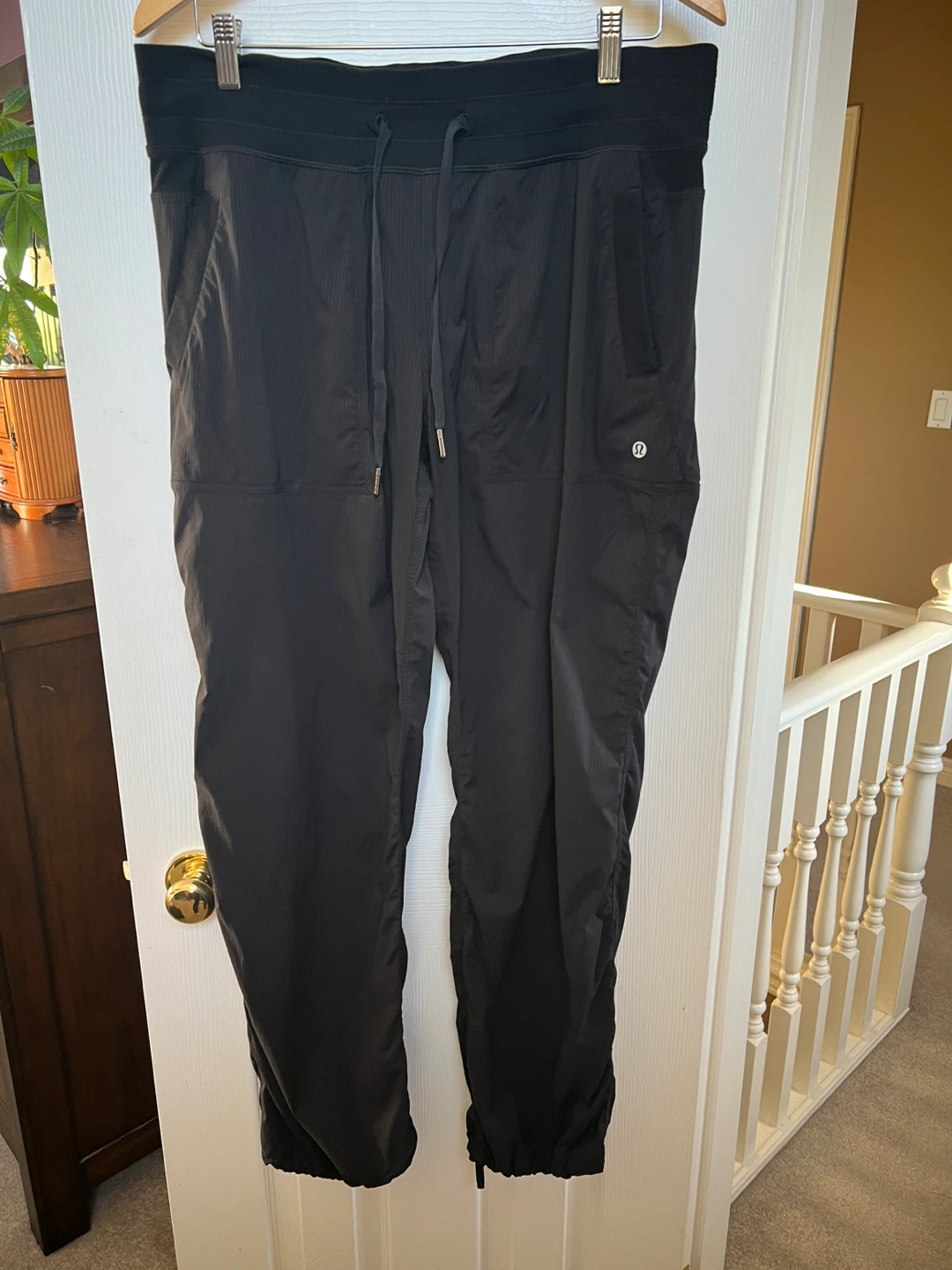 Size 12 black lulu dance studio pants