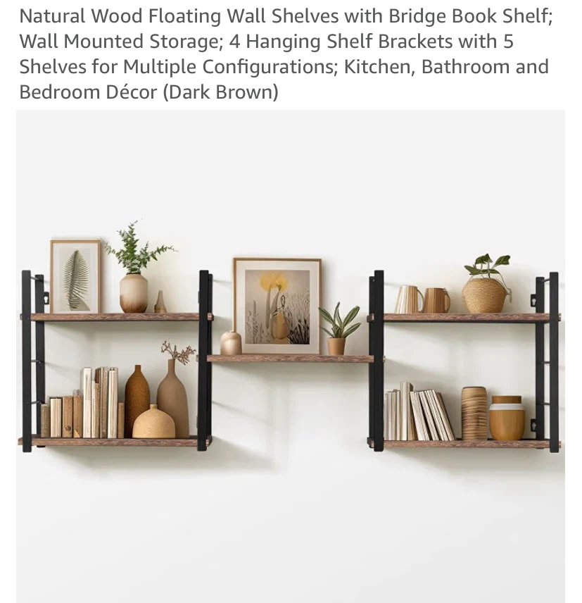 New Wooden Floating Shelves