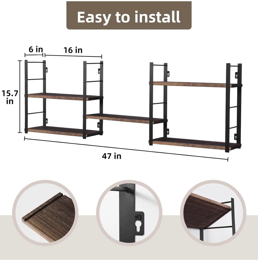 New Wooden Floating Shelves - photo 2