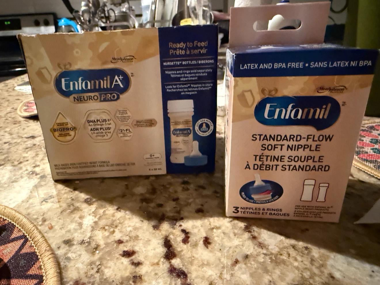 Enfamil A+ NeuroPro Formula and Standard-Flow Nipples
