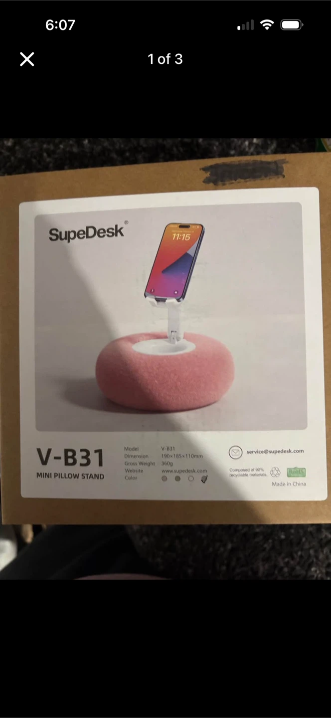 SupeDesk V-B31 Mini Pillow Phone Stand