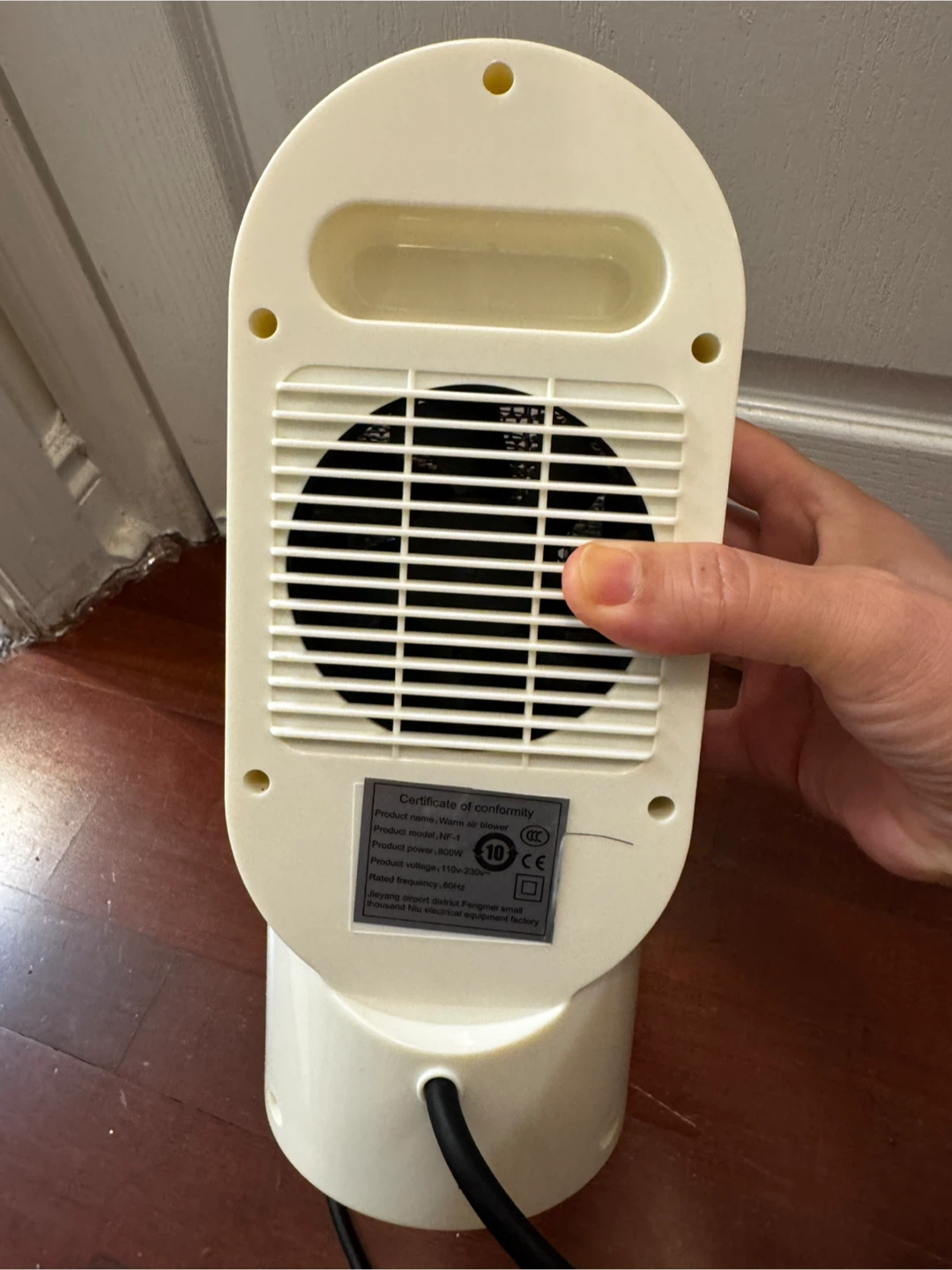 Portable Electric Warm Air Blower - photo 3